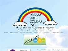 Tablet Screenshot of dreamwithcolors.com